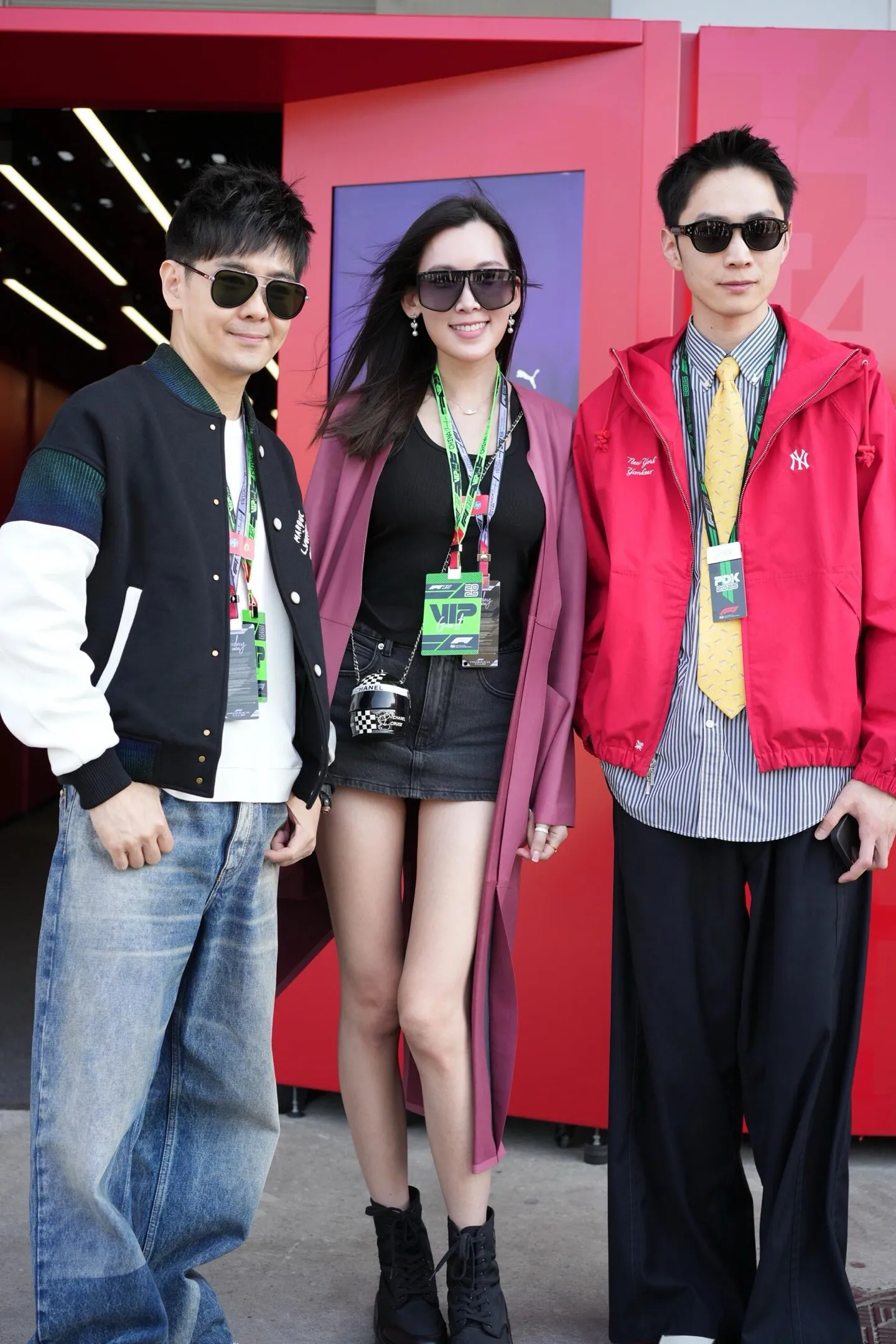 Louis Vuitton/Louis Vuitton letter embroidered patchwork baseball jacket